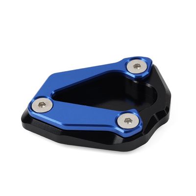 FSFY 1x Kickstand Extension Plate Blue Motorcycle Kickstand Pad Motorcycle Kickstand Plate Motorcycle Foot Side Stand Extension Pad Blue For BMW S1000R S1000RR 2019-2023