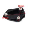 FSFY 1x Kickstand Extension Plate Blue Motorcycle Kickstand Pad Motorcycle Kickstand Plate Motorcycle Foot Side Stand Extension Pad Blue For BMW S1000R S1000RR 2019-2023 view 3