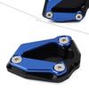 FSFY 1x Kickstand Extension Plate Blue Motorcycle Kickstand Pad Motorcycle Kickstand Plate Motorcycle Foot Side Stand Extension Pad Blue For BMW S1000R S1000RR 2019-2023 view 4