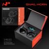 A-Premium Dual Snail Horn High Low Universal Electric Horns - 12V 110dB - Compatible with most Car, Trucks, Scooter, Motorcycles & Special Vehicles, 80 mm view 3