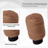 Ywdiml Car Gear Shift Knob Cover, Plush Anti-Slip Vehicle Gear Lever Handle Protector Cover, Soft Automotive Shifter Stick Decorative Protector, Universal for SUV Caravan Lorry (Coffee) view 3