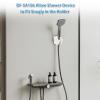 DF-SA156-BQ RV Handheld Shower Wand Bracket Holder, Mounting Screws Included, Bisque Parchment view 4