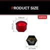 20 PCS Car Lug Nut Covers, 17 mm/0.67 In ID Dustproof Protective Cover view 2