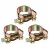 HARFINGTON 3pcs T-Bolt Hose Clamp 140-148mm (5.51-5.83") Galvanized Carbon Steel Adjustable Intake Radiator Pipe Clamps for Automotive Plumbing Industrial Pipes view 1