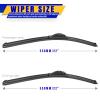 22" 22" Front Windshield Wiper blades Replacement for Chevrolet Avalanche 2010-2013,Pontiac Grand Prix 1997-2008,Lincoln Navigator 2008-2024,Premium All-Season Replacement Automotive Windshield Wipers view 2