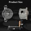 NPT Thread Gas Caddy Pump for 10-55 Gallon for Non-Corrosive, 1.25" Outlet view 3