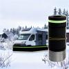Quvex Easy Install RV Skirting for Winter, Camper Insulated Skirt with Reflective Safety Strip, Wind & Snow Protection, Stainless Mesh Bottom, RV Skirt for Travel Trailer, 5th Wheel (39.4" H, 118ft L) view 1