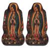 NTYFUR Our Lady of Guadalupe (12) Seat Covers Printed Cover Universal Car Seats Protector Auto Decor Easy Clean Install Set 2 PCS view 2