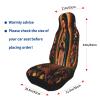 NTYFUR Our Lady of Guadalupe (12) Seat Covers Printed Cover Universal Car Seats Protector Auto Decor Easy Clean Install Set 2 PCS view 3