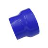 ASYXPCRH Straight Reducer Hose Coupler Adapter ID 1.38" To 1.50"(35mm-38mm), Length 3" (76mm) 4-Ply Silicone Universal Automotive Pipe Leak-Proof BLUE (1.38"-1.50"(35mm-38mm)) view 1