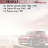 Dwvksz Transfer Case Input Shaft Seal Replace for Toyota Pickup 4WD Manual view 2