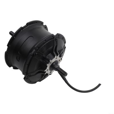 48V 750W Brushless Rear Wheel Hub Motor For Fat Tire Electric Bike,High Torque 75Nm, Fits 175Mm/190mm Fork, 6-9 Speed Flywheel, 36 Hole Spoke, Black(install wide 190mm)