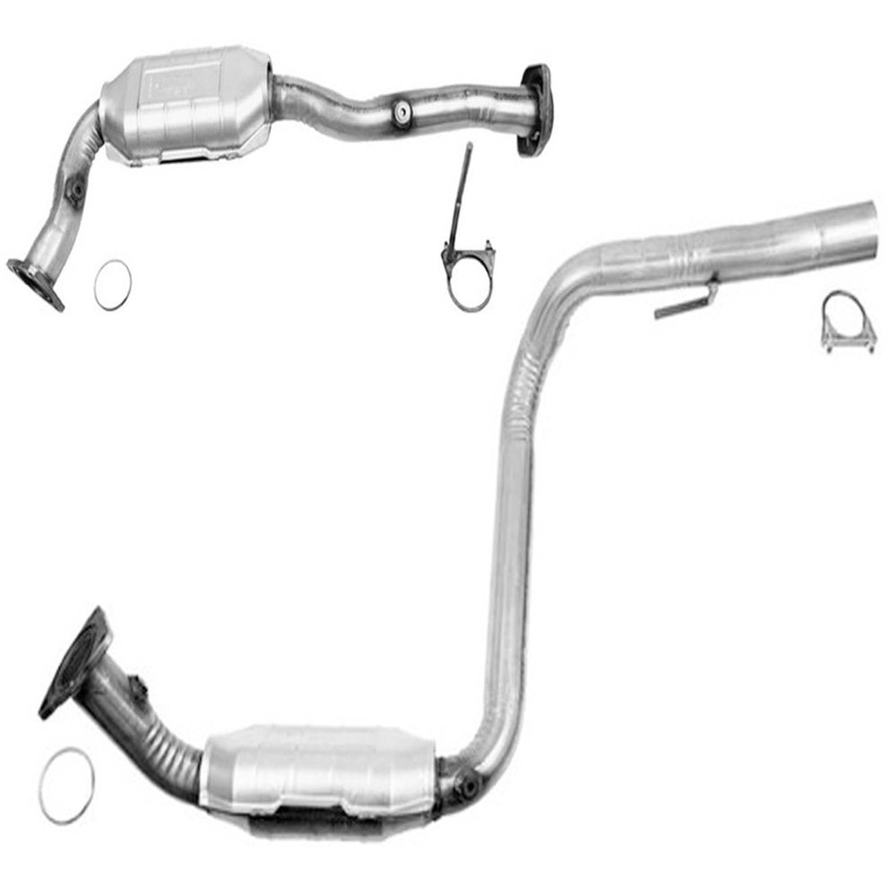 Left Right Catalytic Converters Y Pipe Replacement Parts For Cadillac Escalade 2002 2003 2006 6.0L