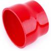 ASYXPCRH Straight Reducer Hose Coupler Adapter ID 2.36" To 2.48"(60mm-63mm), Length 3" (76mm) 4-Ply Silicone Universal Automotive Pipe Leak-Proof Red (2.36"-2.48"(60mm-63mm)) view 2