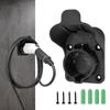 Sun Walker EV Charger Holder, SAE J1772 Wall-Mount Charging Plug Cord Hanger with Screws & Wall Anchors, Space-Saving Electric Vehicle Nozzle Holster Dock for Outdoor Indoor Use view 1