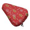 Quick-Dry Waterproof Bike Seat Protector Christmas Red Gingerbread Cookies Candy Canes, Anti-Slip Saddle Cover with Drawstring for Mountain Trail Riding Men Women view 1