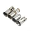 FABULETTA Motorcycle Exhaust Muffler 51mm 60mm Stainless Steel Exhaust Baffle Silencers DB Killer Silencers Muffler Noise Eliminator(F) view 2