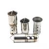 FABULETTA Motorcycle Exhaust Muffler 51mm 60mm Stainless Steel Exhaust Baffle Silencers DB Killer Silencers Muffler Noise Eliminator(F) view 4