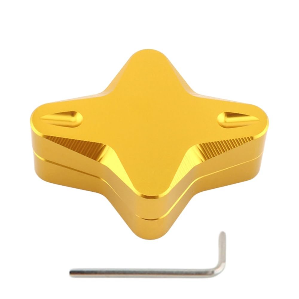 Rbanna1 1 Pc YMH-FSJ-194-J Kickstand Auxiliary Plate Foot Side Stand Aluminum Gold For YAMAHA NMAX155 NMAX125 2018-2025