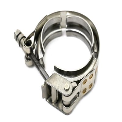 Interlocking V-Band Exhaust Clamp Kit 5" (127.8mm) 304 Stainless Steel | Male/Female Flanges