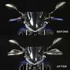Motorbike Handguards For MT-03 For MT03 For MT25 For MT 03 25 2015-2024 Motorcycle Handguard Shield Hand Guard Wind Deflector Lever Protector view 3