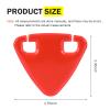 Bawkars 2 PCS Reflective Yield Symbols, High-Visibility Bike Triangle Sign, Night Riding Warning Signs, Safety Reflective Stickers for Bicycles, Mountain Bikes (Red) view 2