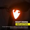 Bawkars 2 PCS Reflective Yield Symbols, High-Visibility Bike Triangle Sign, Night Riding Warning Signs, Safety Reflective Stickers for Bicycles, Mountain Bikes (Red) view 4
