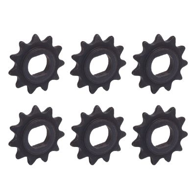 RiToEasysports 11T 25H Chain Motor Sprocket, 6 Pcs 11T Front Sprockets with 10mm Inner Diameter for MY1020