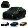 Winter Full Car Cover for Peugeot 508 2010-2025 SW/SW PSE, All Weather Waterproof Custom Automobile Tarpaulin Outdoor Car Rain Snow Proof Covers, Black view 1