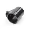 US SHIP 3" Inch ID T-Piece Silicone Hose Dump Valve Turbo Coolant Coupler Pipe Spout 1.5" ID Black view 2
