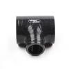 US SHIP 3" Inch ID T-Piece Silicone Hose Dump Valve Turbo Coolant Coupler Pipe Spout 1.5" ID Black view 4