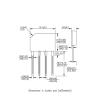10/20Pcs GBP406 Bridge Rectifier 4A/600V GBP406G Bridge Stack DIP-4 Flat Bridge(10Pcs) view 3