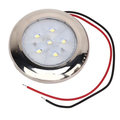 Estink 12V LED Ceiling Dome Light, IP65 White Lighting with 6 LED Chips for RV Boat Yacht Van Truck Caravan