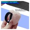 DEAELF Cute Heart Car Wiper Shift Handle Decoration, Soft Plush Automotive Dashboard Ornament, Creative Vehicle Interior Steering Wheel Decorative Accessories Present for Men Women (Pink) view 4