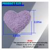 DEAELF Cute Heart Car Wiper Shift Handle Decoration, Soft Plush Automotive Dashboard Ornament, Creative Vehicle Interior Steering Wheel Decorative Accessories Present for Men Women (Purple) view 2