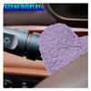 DEAELF Cute Heart Car Wiper Shift Handle Decoration, Soft Plush Automotive Dashboard Ornament, Creative Vehicle Interior Steering Wheel Decorative Accessories Present for Men Women (Purple) view 3