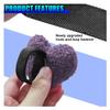 DEAELF Cute Heart Car Wiper Shift Handle Decoration, Soft Plush Automotive Dashboard Ornament, Creative Vehicle Interior Steering Wheel Decorative Accessories Present for Men Women (Purple) view 4