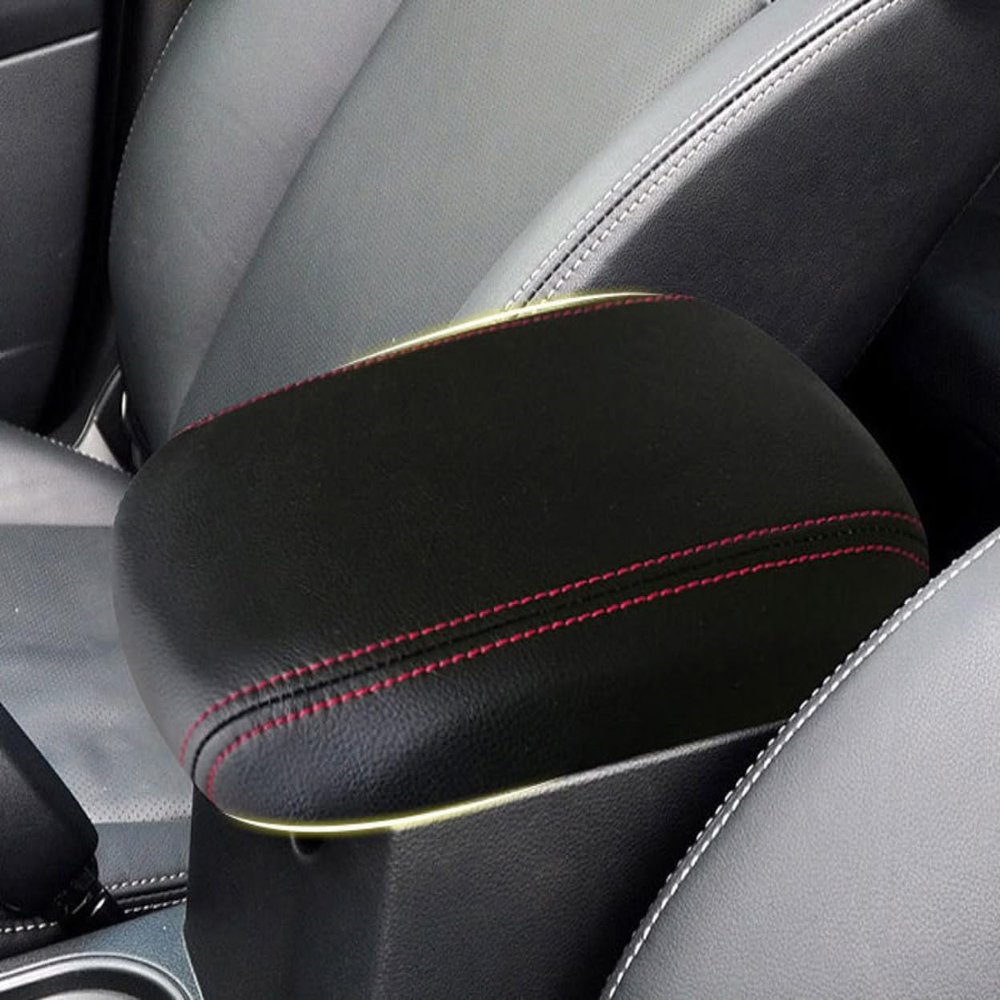 Car Center Console Cover,Microfiber Leather Car Armrest Cover Cushion, Car Armrest Storage Box Car Interior Accessories for 2013-2018 Subaru Forester