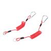 Haofy Breakaway Safety Cable 4FT Stainless Steel Coiled with Grounding Clamp/Holder 2PCS for RV Trailers, Boats, Utility Trailers, Secure Towing Connection, AllWeather Use, Easy Installation view 3