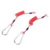 Haofy Breakaway Safety Cable 4FT Stainless Steel Coiled with Grounding Clamp/Holder 2PCS for RV Trailers, Boats, Utility Trailers, Secure Towing Connection, AllWeather Use, Easy Installation view 4