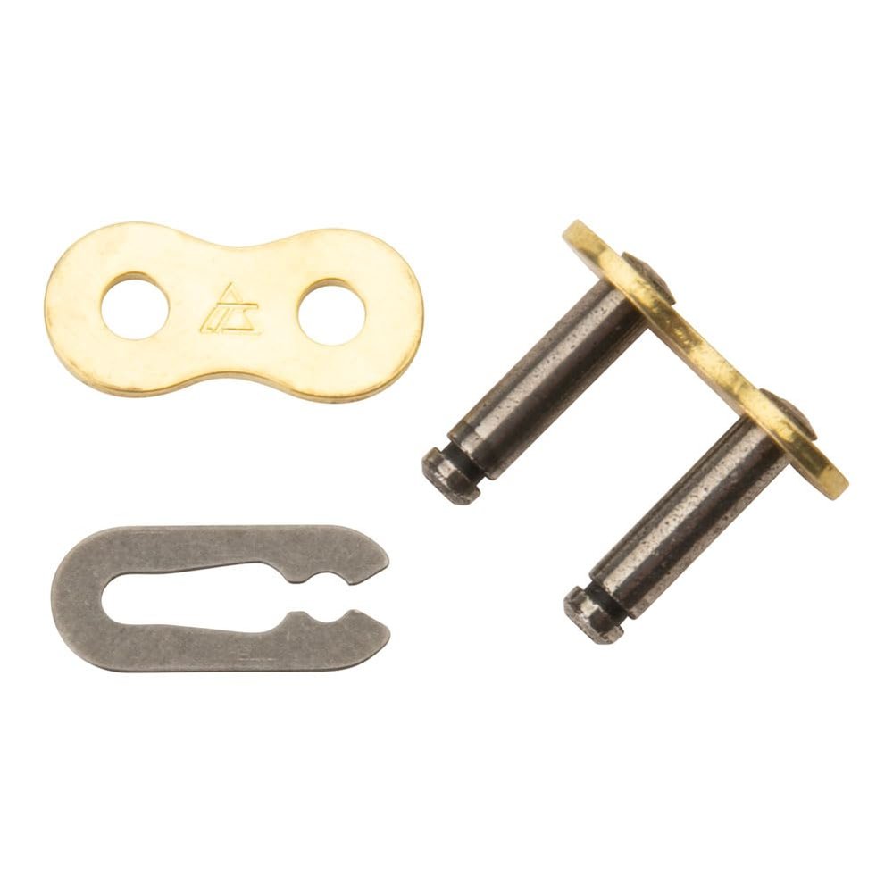 TUSK 428 Gold Plated Race Chain Master Link for Suzuki RV125 1973