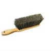 Magnolia Brush 59 Beaver Tail Counter Duster, Grey Tampico Bristles, 13.5" Hardwood Handle, 9" Brush Face view 2