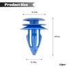 Ywdiml 25PCS Car Wheel Arch Moulding Retainer Clips, Multipurpose Vehicle Tire Trim Clip Retainers, Automotive OEM# LR027255 Replacement, Compatible with Evoque Explore Discovery Sport view 2