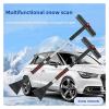 Detachable and Expandable Car Windshield Snow Scraper - Multi-Functional Winter Cleaning Tool view 4
