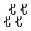 SPONGL Car Trunk Organizers with Umbrella Hook and Storage Box for SUV Sedan None Tools Installation Waterproof Accessories view 1
