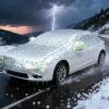 Hail Protector Car Cover Custom Fit Porsche 911 Carrera 4S Outdoor Anti-Hail Car Covers Waterproof Snowproof UV-Proof 5-Layer Cotton Lined Protection with Reflective Warnings and Buckles,Silver view 1