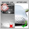 Hail Protector Car Cover Custom Fit Porsche 911 Carrera 4S Outdoor Anti-Hail Car Covers Waterproof Snowproof UV-Proof 5-Layer Cotton Lined Protection with Reflective Warnings and Buckles,Silver view 2