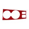 CFEIYIDE Compatible for Toyota Prius 2016 2017 2018 2019 2020 2021 2022 Soft Carbon Fiber Sticker LHD RHD Car Central Control Cup Holder Frame(Cup Holder Red) view 1