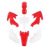 Plastic Fairing Mudguard Set, Motorcycle Body Kit, Stylish Design for CRF XR 50 CRF50 PIT BIKE, Includes 2 Fenders 2 Fuel Tank Covers 2 Rear Fenders 1 Number view 1