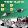 Carock CV Axle Front Pair Compatible With 2020 2021 2022 2023 2024 Toyota Highlander FWD, Left Right Driver Passenger Side CV Joint Shaft Assembly OE# NCV69226 NCV69228 view 2